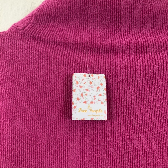 Free People Ottoman Slouchy Tunic in Electric Pink - Picture 7 of 8